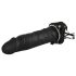 You2Toys - Napuhavajući Strap-On - šuplji, silikonski dildo (crni)