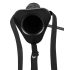 You2Toys - Napuhavajući Strap-On - šuplji, silikonski dildo (crni)
