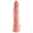 King Cock 10 veliki dildo s testisima (25 cm) - natur