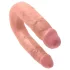 King Cock - dvostruki dildo - srednja veličina - natur
