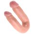 King Cock dvostruki dildo (srednji) - prirodni