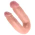 King Cock - dvostruki dildo - srednja veličina - natur