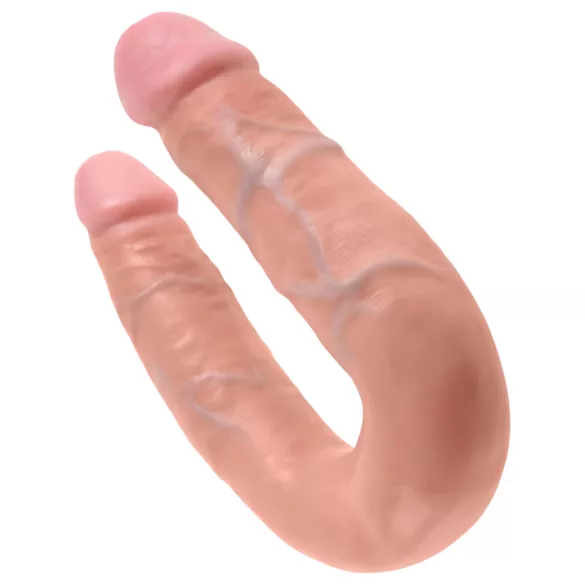 King Cock - dvostruki dildo - srednja veličina - natur
