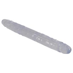 Kristal - dvostruki dildo - staklo - 34 cm