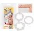 You2Toys - Budi tvrd! set prstenova za penis - prozirni (3 kom)