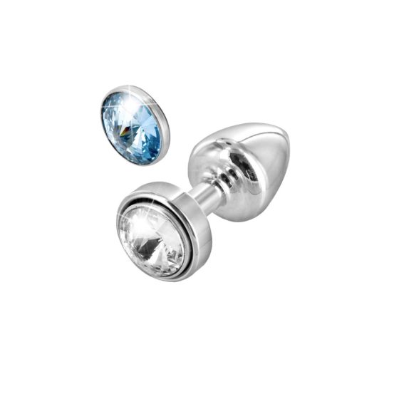DIOGOL Anni Magnetic - 2u1 srebrni analni čep (2,5 cm)