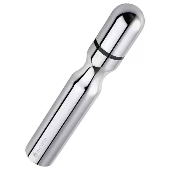 mystim - elektro dildo s dvostrukim završetkom - metal