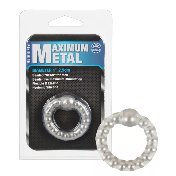 NMC - Metalni penis prsten - izdržljiv - srebrna boja