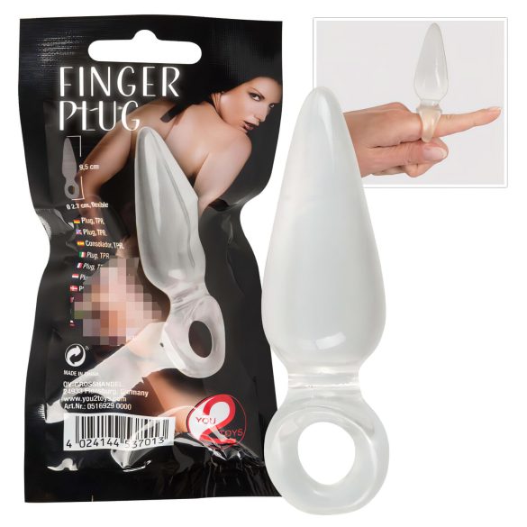 You2Toys - Prsteni analni čep (prozirni)