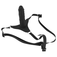 You2Toys - Strap-on dildo - silikon - crna