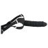You2Toys - Silikonski Strap-On - pripínajući dildo (crni)