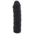 You2Toys - Silikonski Strap-On - pripínajući dildo (crni)
