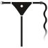 You2Toys - Silikonski Strap-On - pripínajući dildo (crni)