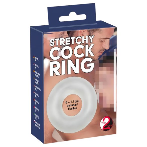 You2Toys - silikonski prsten za penis (prozirni)