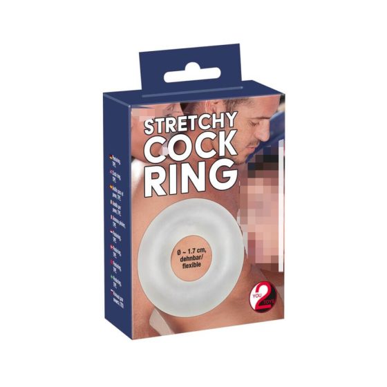 You2Toys - silikonski prsten za penis (proziran)