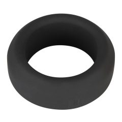   Black Velvet - prsten za penis debelih stijenki (2,6 cm) - crn