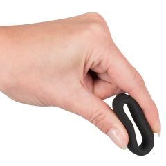  Black Velvet - prsten za penis debelih stijenki (2,6 cm) - crn