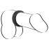 Black Velvet - debeli prsten za penis (2,6cm) - crni