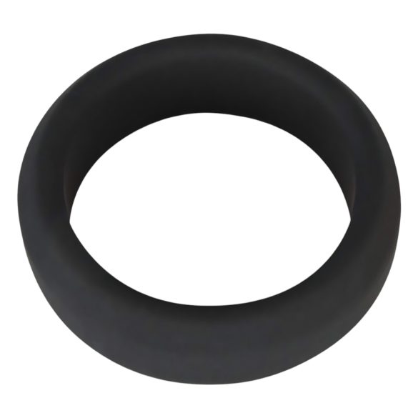 Black Velvet - debeli prsten za penis (3,8 cm) - crni