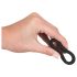 Black Velvet - debeli prsten za penis (3,8 cm) - crni