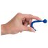 Dilator Sperm Stopper - kuglasti silikonski uretralni dilator (plavi)