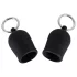 Black Velvets - pumpa za bradavice s metalnim prstenom - crna