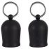 Black Velvets - pumpa za bradavice s metalnim prstenom - crna