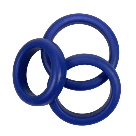 You2Toys - trio silikonskih prstenova debelih stijenki (plavi)