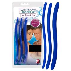   You2Toys - DILATOR - plavi silikonski dildo za širenje uretre (3 kom)