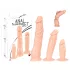 You2Toys - Analni set za trening - realistični dildo 3 komada - natur
