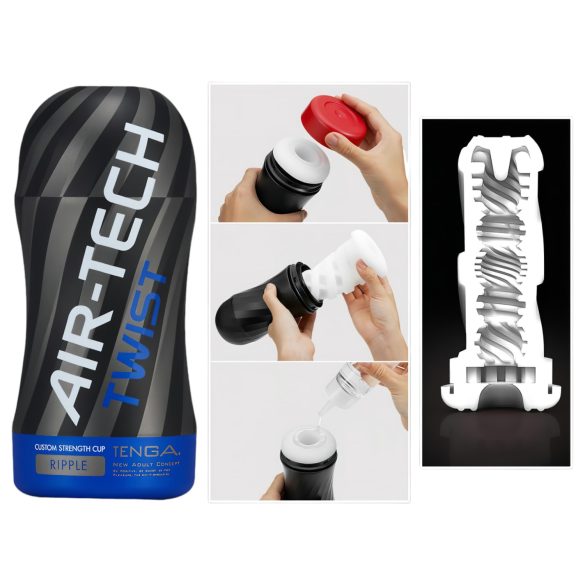 TENGA Air Tech Twist Ripple - masturbator za muškarce