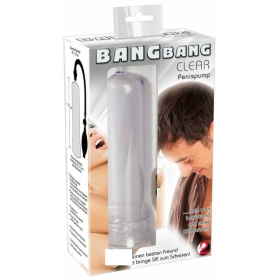 Pumpa za erekciju Bang Bang - prozirna