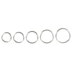 Bad Kitty - metalni set prstenova za penis (5 dijelova)