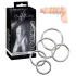Bad Kitty - set metalnih prstenova za penis - 5 komada