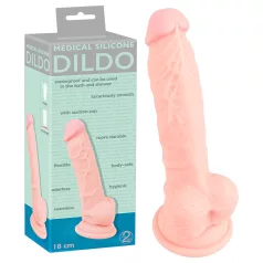   You2Toys - Medical - medicinski silikonski dildo - prirodan (18 cm)