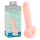 Medicinski silikon dildo (18cm) - prirodna boja