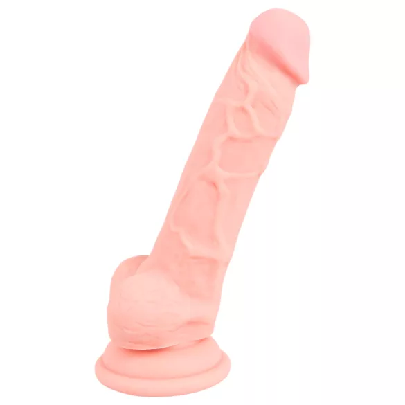 Medical - dildo od medicinskog silikona 18 cm - prirodna boja