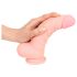 Medicinski silikon dildo (20cm) - prirodno