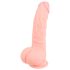 Medicinski silikon dildo (20cm) - prirodno