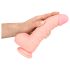 Medicinski silikon dildo (20cm) - prirodno