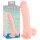 Medicinska silikonska dildo (24cm) - prirodna boja