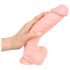Medicinska silikonska dildo (24cm) - prirodna boja