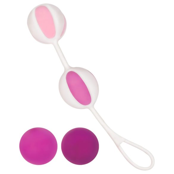 Geisha kuglice 2 - set podesivih kuglica (ružičasto-bijele)