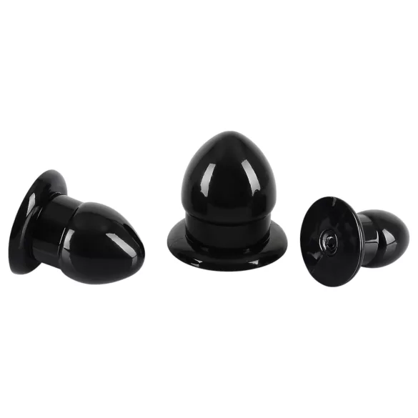 You2Toys - analni plug set - 3 komada - crna
