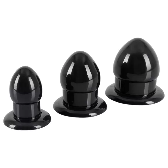 You2Toys - analni plug set - 3 komada - crna
