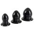 You2Toys - Set za rastezanje analnog čepa - 3 komada (crno)