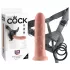 King Cock Strap-on 8 - dildó na remen (u boji kože)