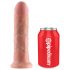 King Cock Strap-on 8 - s privezkom dildo - prirodni