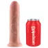 King Cock Strap-on 8 - dildó na remen (u boji kože)