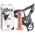 King Cock Strap-on 6 - prirodni remenski dildo